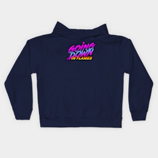 Going Down in Flames Kids Hoodie